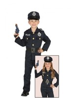 Disfraz de Policía azul para niños 7-9A