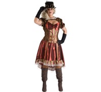 Disfraz de Steampunk Granate para mujer M