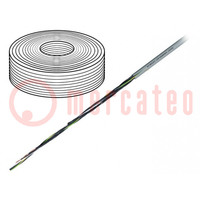 Wire: control cable; chainflex® CF130.UL; 5G0.75mm2; PVC; grey