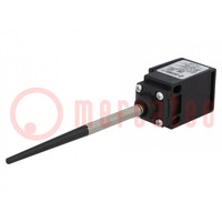 Limit switch; spring, total length 100mm; NO + NC; 10A; IP67