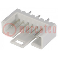 Socket; IDC; male; PIN: 7; straight; THT; tinned; 2.54mm; Layout: 1x7