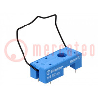 Zoccolo; PIN: 5; 10A; 250VAC; PCB; per circuiti stampati; -40÷70°C