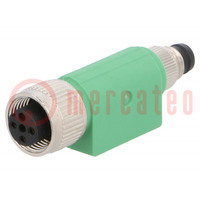 Adapter; PIN: 3; proste; 60VAC; 4A; -25÷90°C; 60VDC