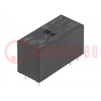Relay: electromagnetic; SPST-NO; Ucoil: 12VDC; 16A; 16A/250VAC