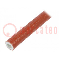 Insulating tube; Size: 16; fiberglass; L: 1m; -55÷260°C; Øout: 22mm