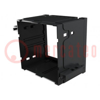 Enclosure: enclosure base; X: 96mm; Y: 96mm; Z: 57mm; PPO; black