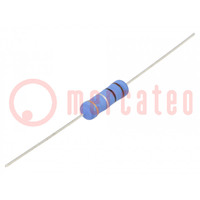Resistor: metal oxide; 100mΩ; 3W; ±5%; Ø5.5x16mm; -55÷155°C