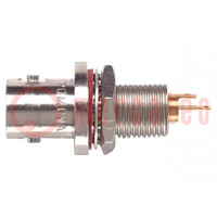 Connector: BNC; soldered; -65÷165°C; BNC male; 50Ω; female