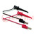 Cables de medición; Utrab: 30V; Itrab: 3A; Long: 0,9m; negro y rojo