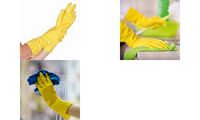 HYGOSTAR Latex-Universal-Handschuh Bettina, L, gelb (6495038)
