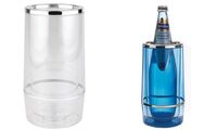 APS Flaschenkühler, Polystyrol, blau mit Chromrand (6450702)