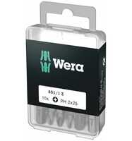 Wera 851/1 Z DIY Bits, PH 3 x 25 mm, 10-tlg.
