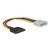 Kabel k HDD/SSD/DVD/BD zasilanie wewnętrzny, DC SATA - DC 5,25", 0.2 m, Logo blistr