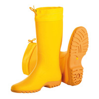 L+D GIALLO PVC-Stiefel, gelb, Phthalate frei - PVC - Stiefel in Größe 38