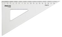 College Dreieck 60°, Hyp. 23 cm, transparent, Teilung 20 cm