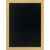 Produktbild zu »Woody« Wandkreidetafel, Höhe: 800 mm, Länge: 600 mm, Teak