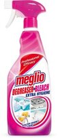 Płyn Meglio Degreaser + Bleach, odtłuszczacz i wybielacz, w piance, z rozpylaczem, 750ml