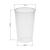Drinking cup "Vital" 500ml, transparent-milky
