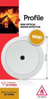 DETECTEUR FUMEE MINI 85DB 10A PILE9V PROFILE - PROLIGHT 364000055