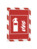 DURABLE Duraframe® Magnetic Security, cornice magnetica per la segnaletica di sicurezza, f.to A4, rosso/bianco