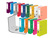 Ordner S50 PP-Color, Kunststoff mit genarbter PP-Folie, DIN A4, 50 mm,dunkelgrün
