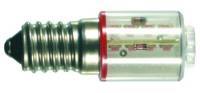 Kleinlampe 0,7W E14 24-28V ge Röhre einseitig gesockelt Ø18,5x50mm