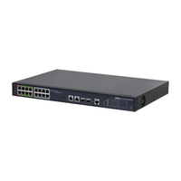 Dahua Technology ePoE DH-LR2218-16ET-240-V2 switch Gestionado L2 Fast Ethernet (10/100) Energía sobre Ethernet (PoE) Negro