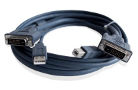 ADDER 2x DVI-D-2x USB, 5m DVI kabel DVI-D + USB Zwart
