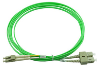 BlueOptics SFP3132GU5MK Glasvezel kabel 5 m LC SC OM5 Geel