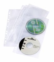 Durable 5282-19 Schutzhülle 4 Disks Transparent