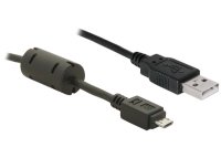 DeLOCK Cable USB 2.0 A to USB-micro B - 3m kabel USB USB A Micro-USB B Czarny
