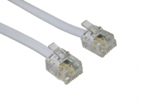 Cables Direct RJ-11, 10m White