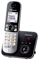 Panasonic KX-TG6821GB telefon DECT telefon Hívóazonosító Fekete