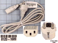 HP 8120-1689 câble électrique Gris 2 m