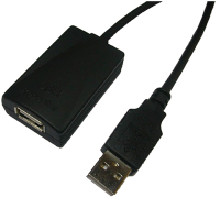 LogiLink USB 2.0 Repeater Cable - 5.0m cavo USB 5 m USB A