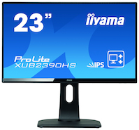 iiyama ProLite XUB2390HS-B1 LED display 58,4 cm (23") 1920 x 1080 pixelek Full HD Fekete