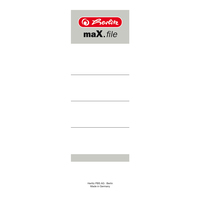 Herlitz maX.file étiquette auto-collante Blanc Rectangle 10 pièce(s)
