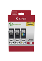 Canon 3712C009 tintapatron 3 dB Eredeti Nagy (XL) kapacitású Fekete, Cián, Magenta, Sárga