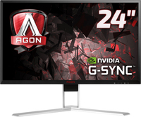 AOC AGON 1 AG241QG Computerbildschirm 61 cm (24") 2560 x 1440 Pixel Quad HD LED Schwarz, Rot