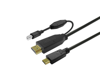 Vivolink PROUSBCHDMIUSBB7.5 USB Kabel 7,5 m USB 3.2 Gen 1 (3.1 Gen 1) USB C Schwarz