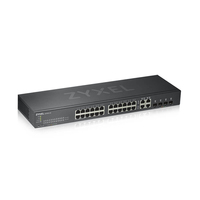 Zyxel GS1920-24V2 Zarządzany Gigabit Ethernet (10/100/1000) Czarny