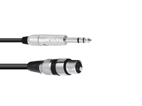 Omnitronic 30225182 audio kabel 2 m XLR (3-pin) 6.35mm Zwart