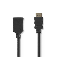 Nedis CVGP34090BK20 HDMI-Kabel 2 m HDMI Typ A (Standard) Schwarz