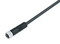 BINDER 79-3406-55-03 câble de capteur et d'actionneur 5 m M8 Noir