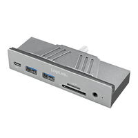 LogiLink UA0347 base para portátil y replicador de puertos USB 3.2 Gen 1 (3.1 Gen 1) Type-C Aluminio