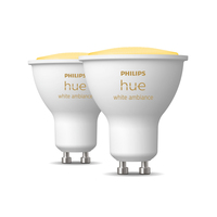 Philips Hue White ambience GU10 - Smarter Spot Doppelpack - 350