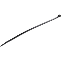 StarTech.com Kabelbinder 250x4 mm - Selbstsichernde Nylon-Kabelbinder mit Gebogener Spitze, Bündeldurchmesser bis zum 68 mm , 22 kg Zugfestigkeit, 94V-2/UL, - Schwarz