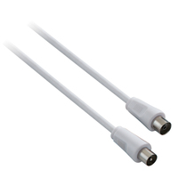 V7 Coax-Coax 1.5m coaxial cable IEC/Coax White