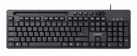 Gembird KB-UM-108 tastiera USB QWERTY Inglese US Nero