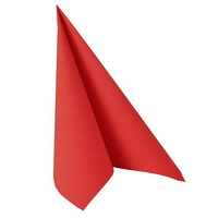 Papstar 11607 serviette et serviette de table en papier Mouchoir en papier Rouge 50 pièce(s)